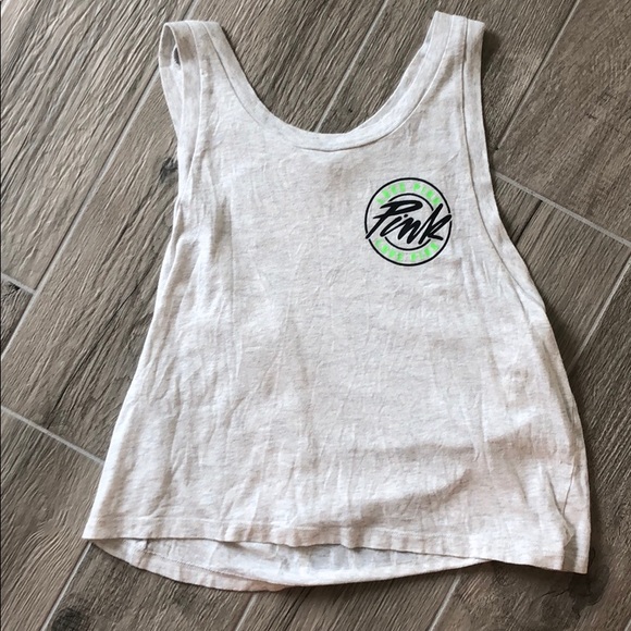 PINK Victoria secret crop top tank. - Picture 3 of 5